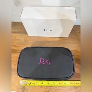 NEW Dior Backstage Black Makeup Bag